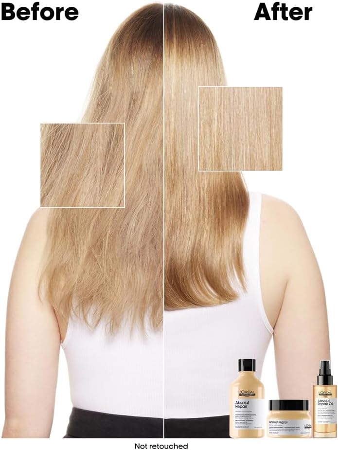 L’Oréal Professionnel | Shampoo, With Protein And Gold Quinoa for Dry And Damaged Hair, Serie Expert Absolut Repair - Image 4