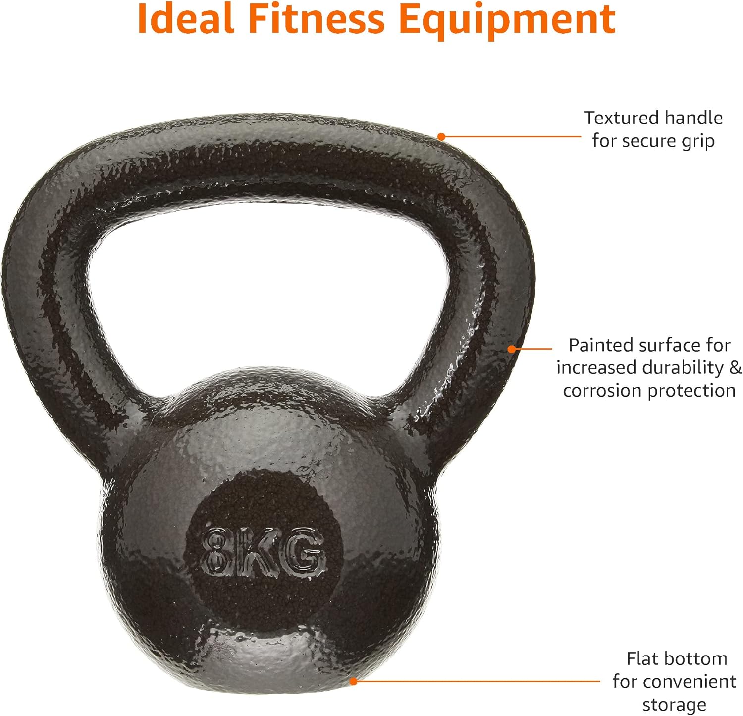 Amazon Basics Cast Iron Kettlebell - Image 5