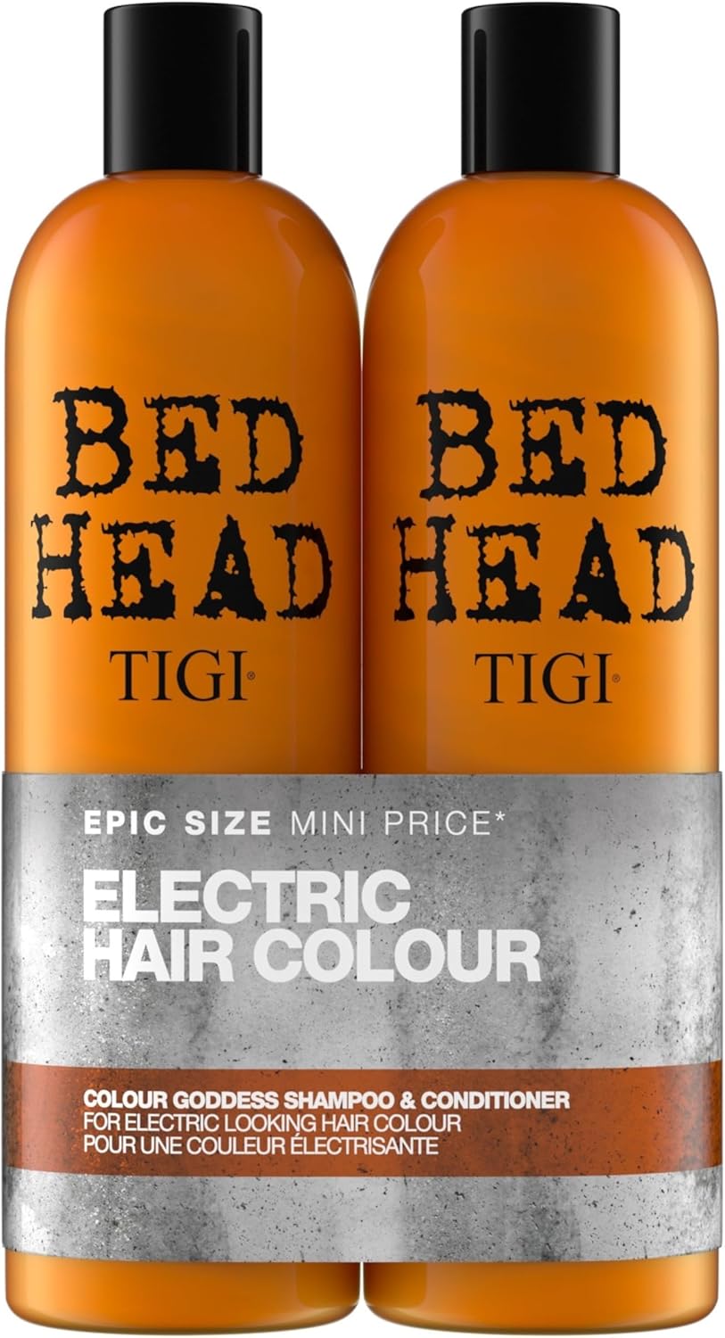 Bed Head by TIGI | Colour Goddess Shampoo and Conditioner Set | Professional Hair Treatment For Coloured Hair | Nourishing And Moisturising | 750 ml (Pack of 2) - Image 3