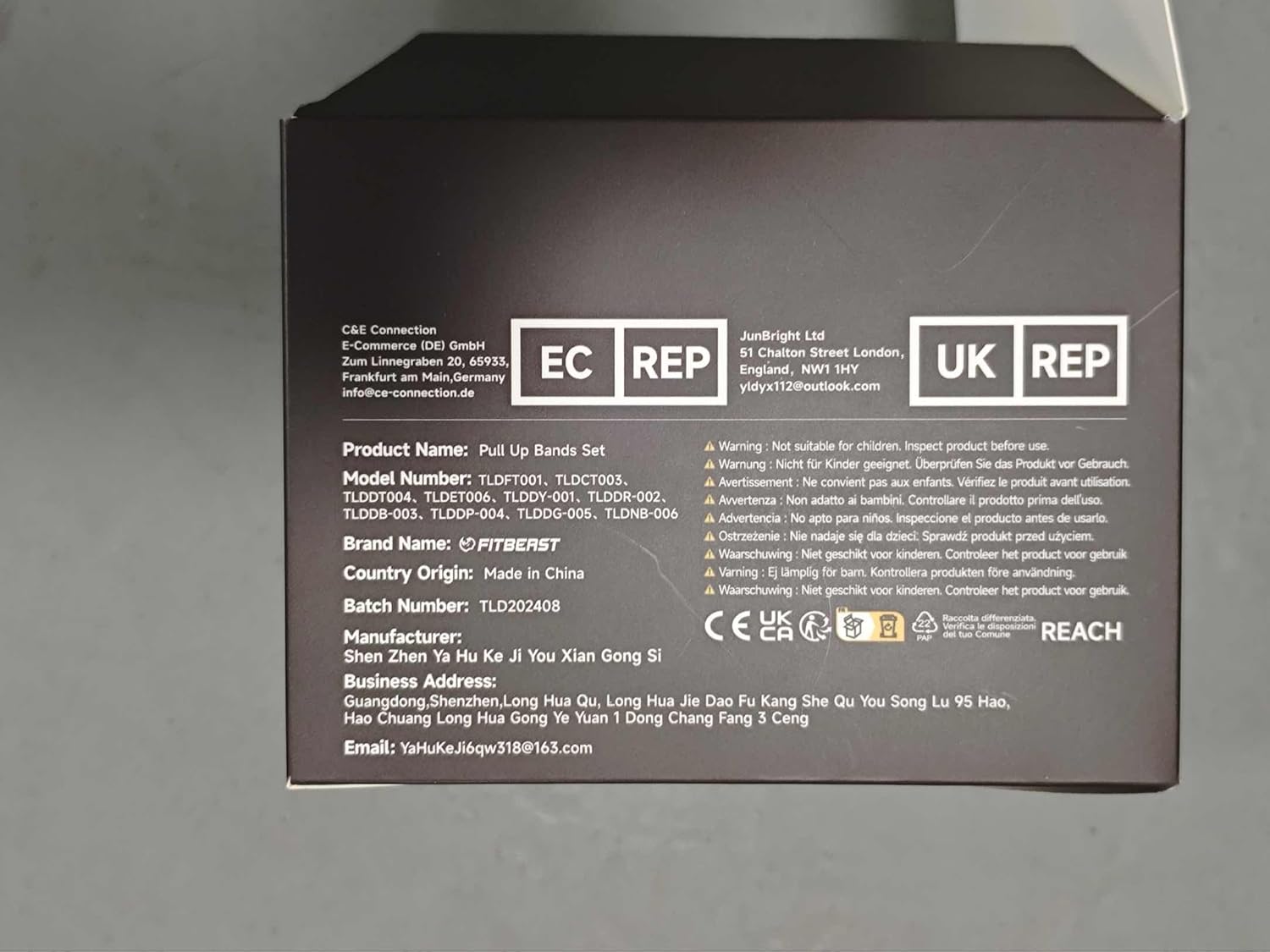 FitBeast Resistance Bands Set, 5 Levels Pull Up Bands for CrossFit, Powerlifting, Muscle Building, Home Gym Workout, Stretching, Stretch Bands with Door Anchor & Carry Bag - Image 7