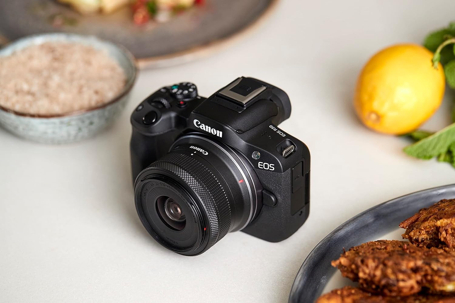 Canon EOS R50 + RF-S 18-45mm F4.5-6.3 IS STM Lens - Compact Mirrorless Digital Camera - 24.2 MP, UHD 4K Video, APS-C Sensor - 15 FPS Continuous Shooting - Vari-Angle Touchscreen - Bluetooth & Wi-Fi - Image 5