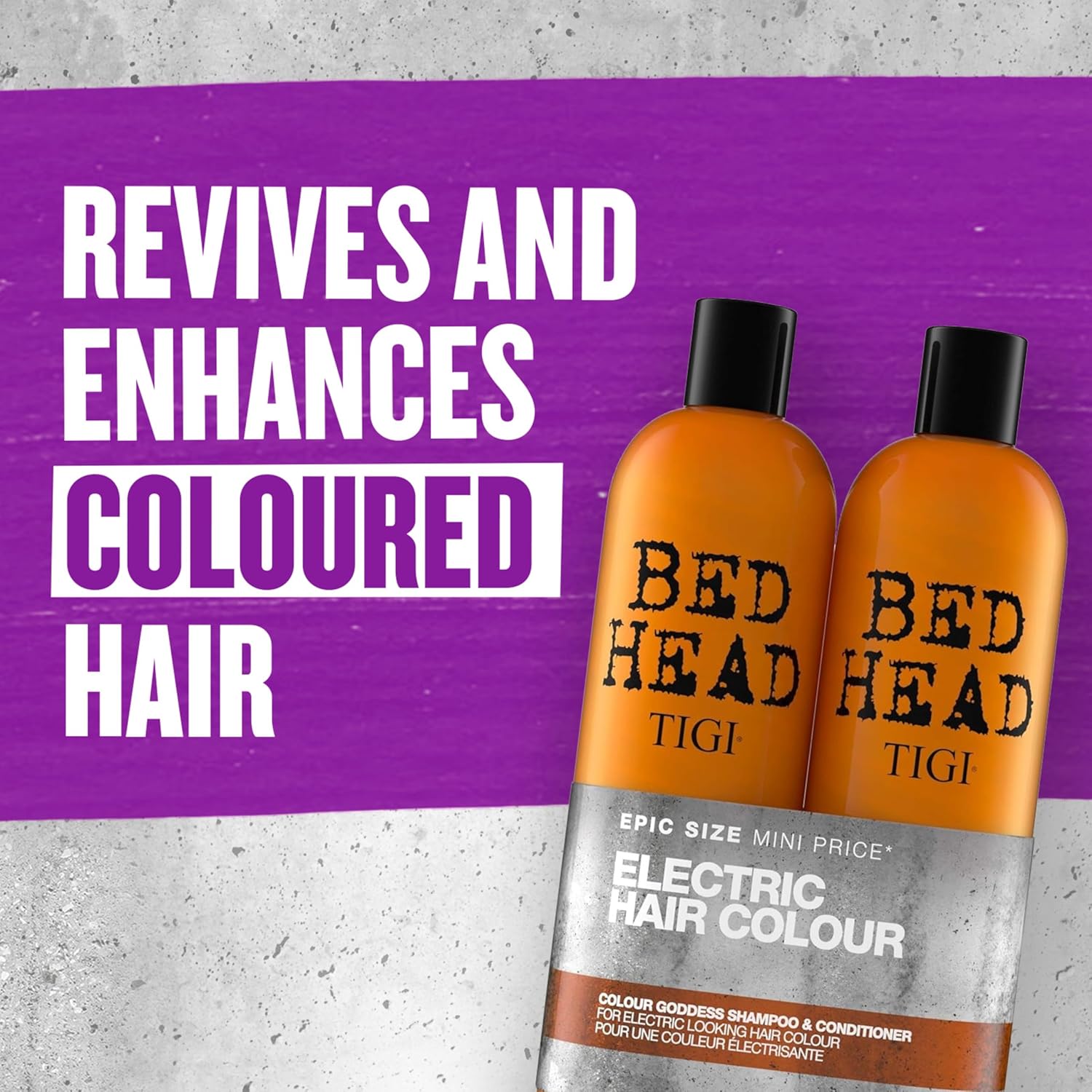 Bed Head by TIGI | Colour Goddess Shampoo and Conditioner Set | Professional Hair Treatment For Coloured Hair | Nourishing And Moisturising | 750 ml (Pack of 2) - Image 5