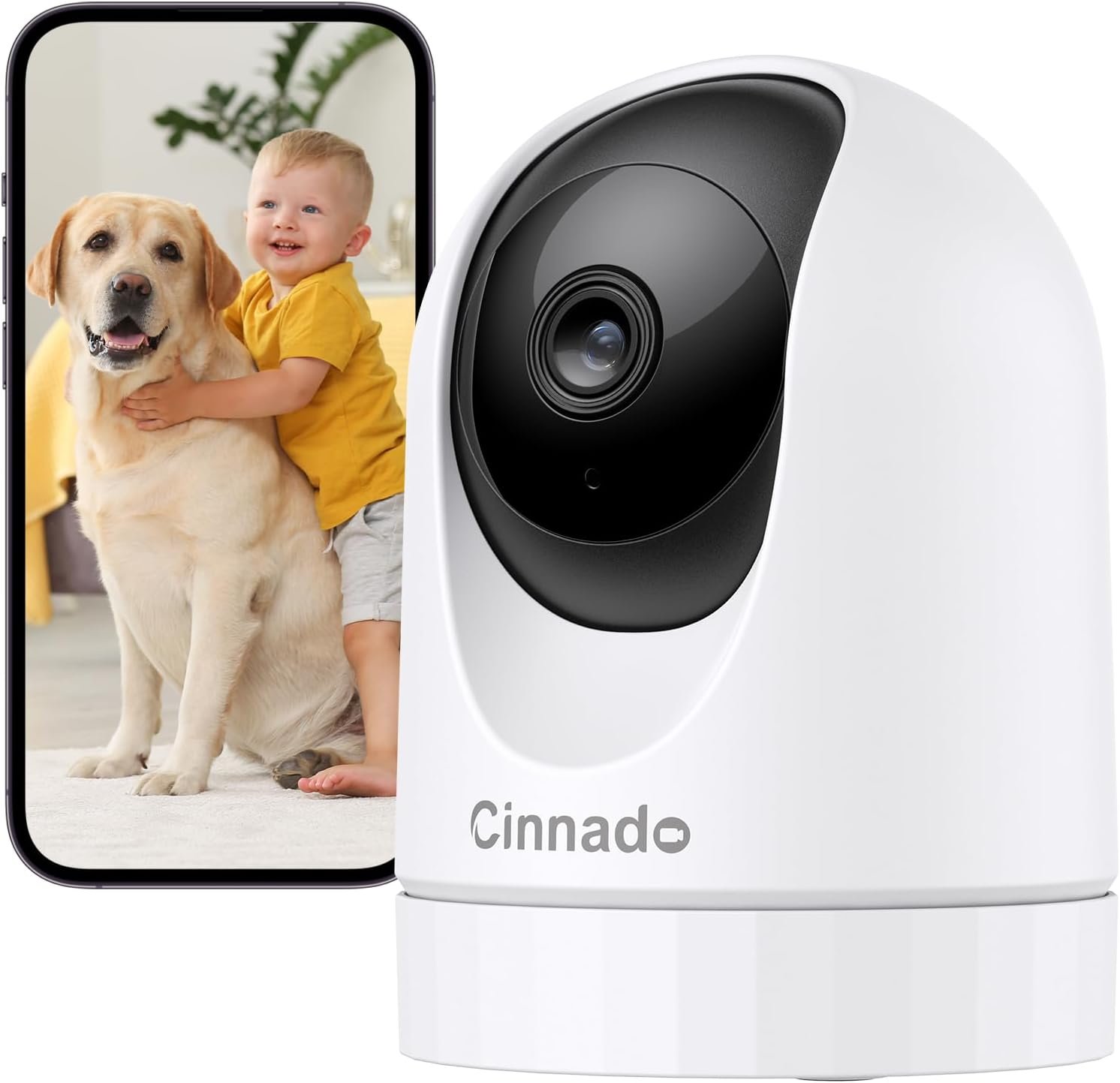 Cinnado Pet Camera, Indoor Camera - Dog Cameras with APP, Home Security, D1 - Image 2