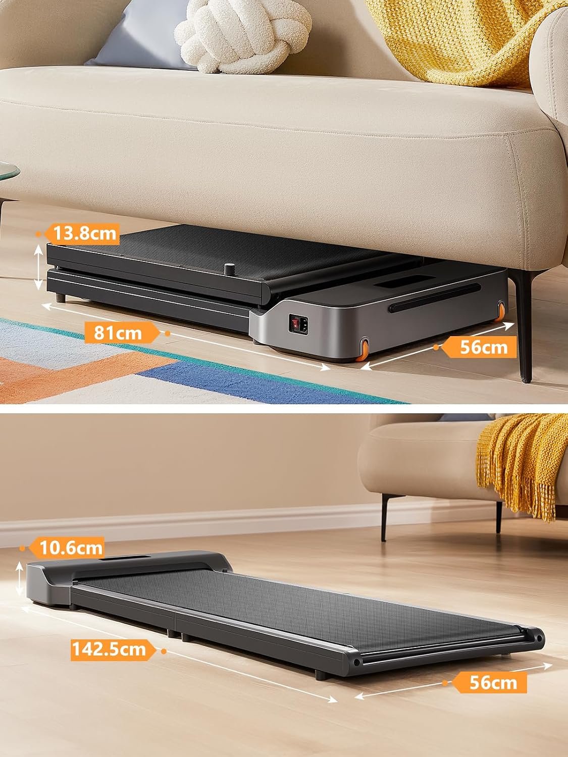 WalkingPad Z1 Foldable Under Desk Treadmill 6Km/h, Compact Home Walking Pad - Image 6