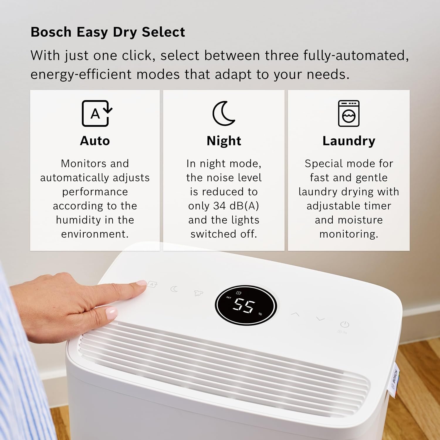 Bosch Dry 1000, Dehumidifier, For Rooms up to 17 m² - Image 5