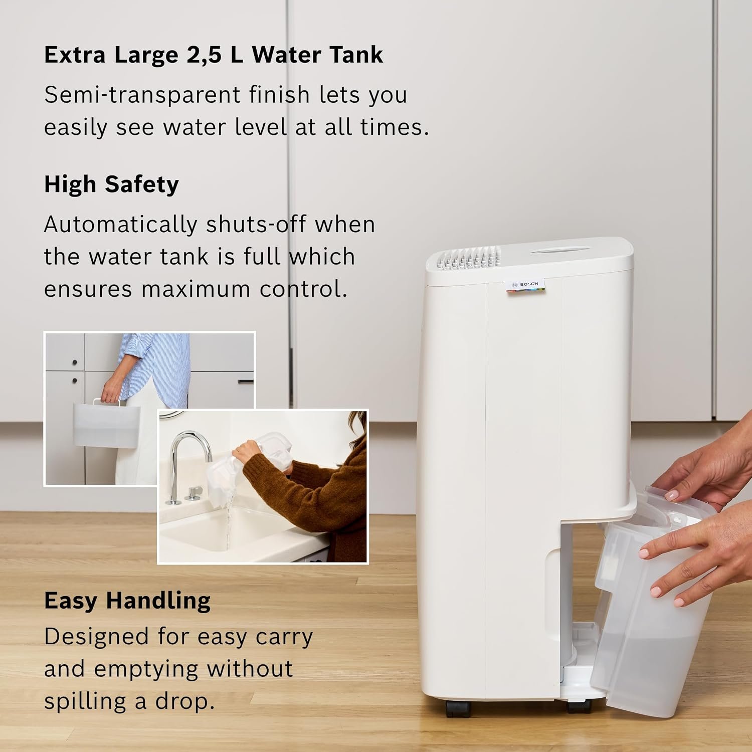 Bosch Dry 1000, Dehumidifier, For Rooms up to 17 m² - Image 6